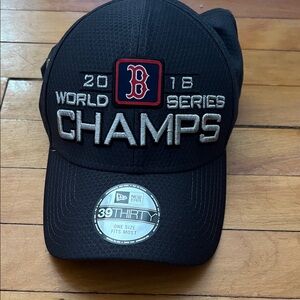 New Era Black and Silver 2018 World Series Champs Cap